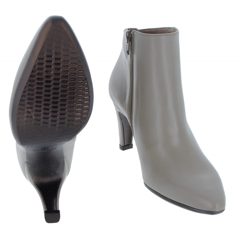 Wonders M 4253 | Ladies Ankle Boots | Taupe Leather